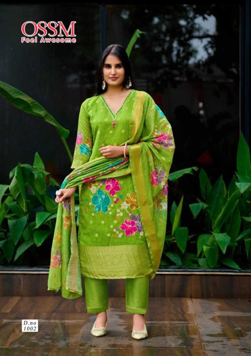 Ossm Sajni Kurti with Dupatta Bottom Silk Catalog 6 Pcs - Image 2