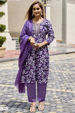 Ossm Sanvari Kurti with Dupatta Bottom Fancy Catalog 6 Pcs