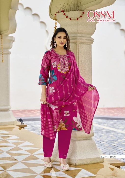 Ossm Sanvari Kurti with Dupatta Bottom Fancy Catalog 6 Pcs - Image 7