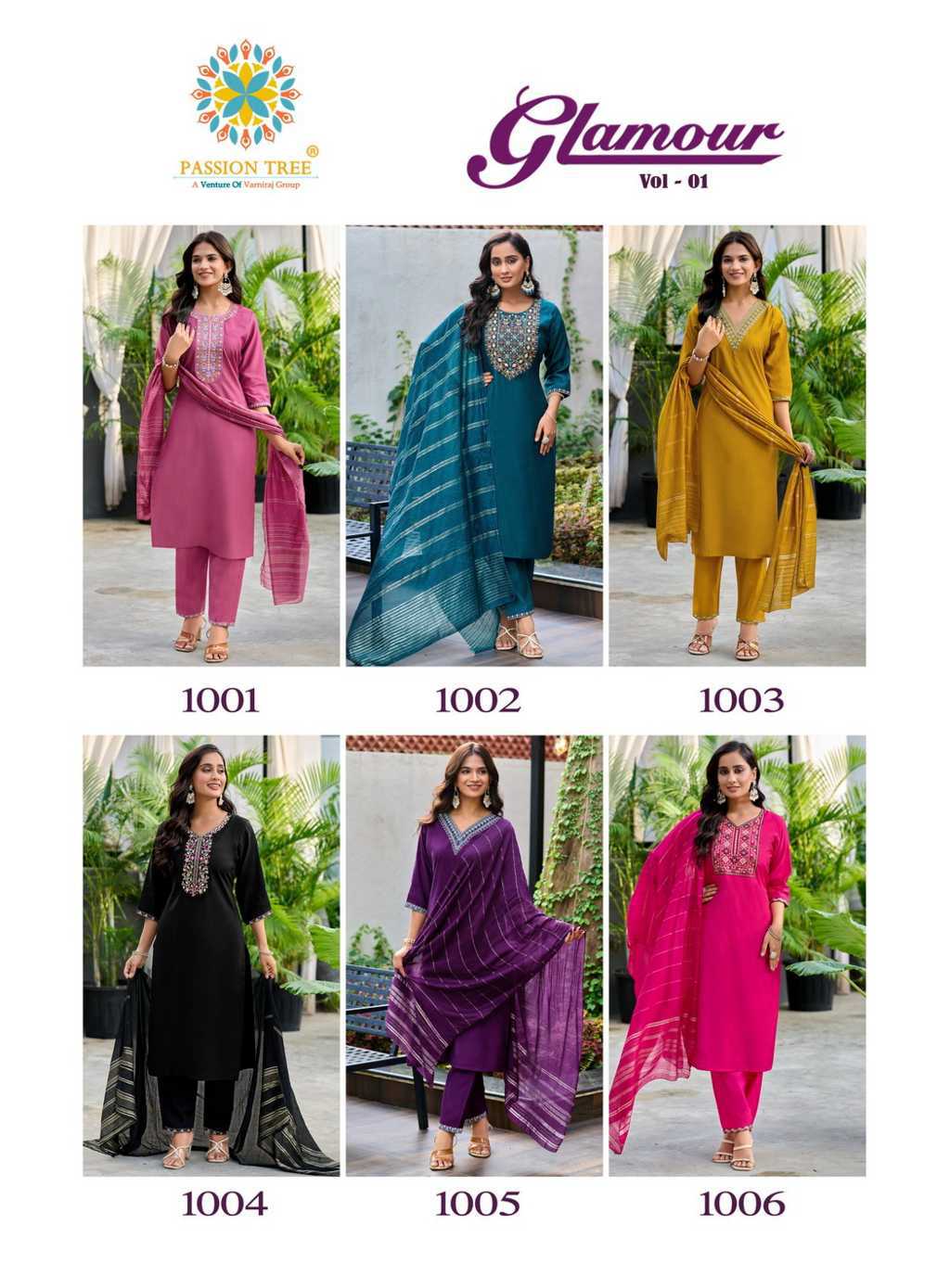 Passion Tree Glamour Vol 1 Kurti with Dupatta Bottom Silk Catalog 6 Pcs (11) Passion Tree Glamour Vol 1 Kurti with Dupatta Bottom Silk Catalog 6 Pcs - Image 12