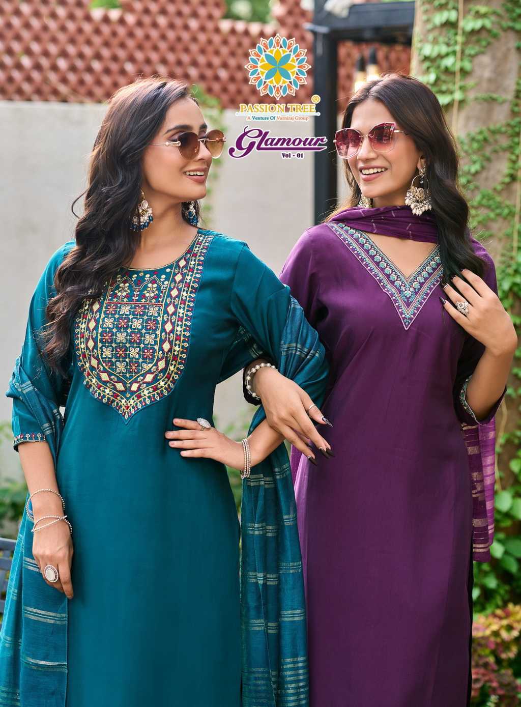 Passion Tree Glamour Vol 1 Kurti with Dupatta Bottom Silk Catalog 6 Pcs (5) Passion Tree Glamour Vol 1 Kurti with Dupatta Bottom Silk Catalog 6 Pcs - Image 6
