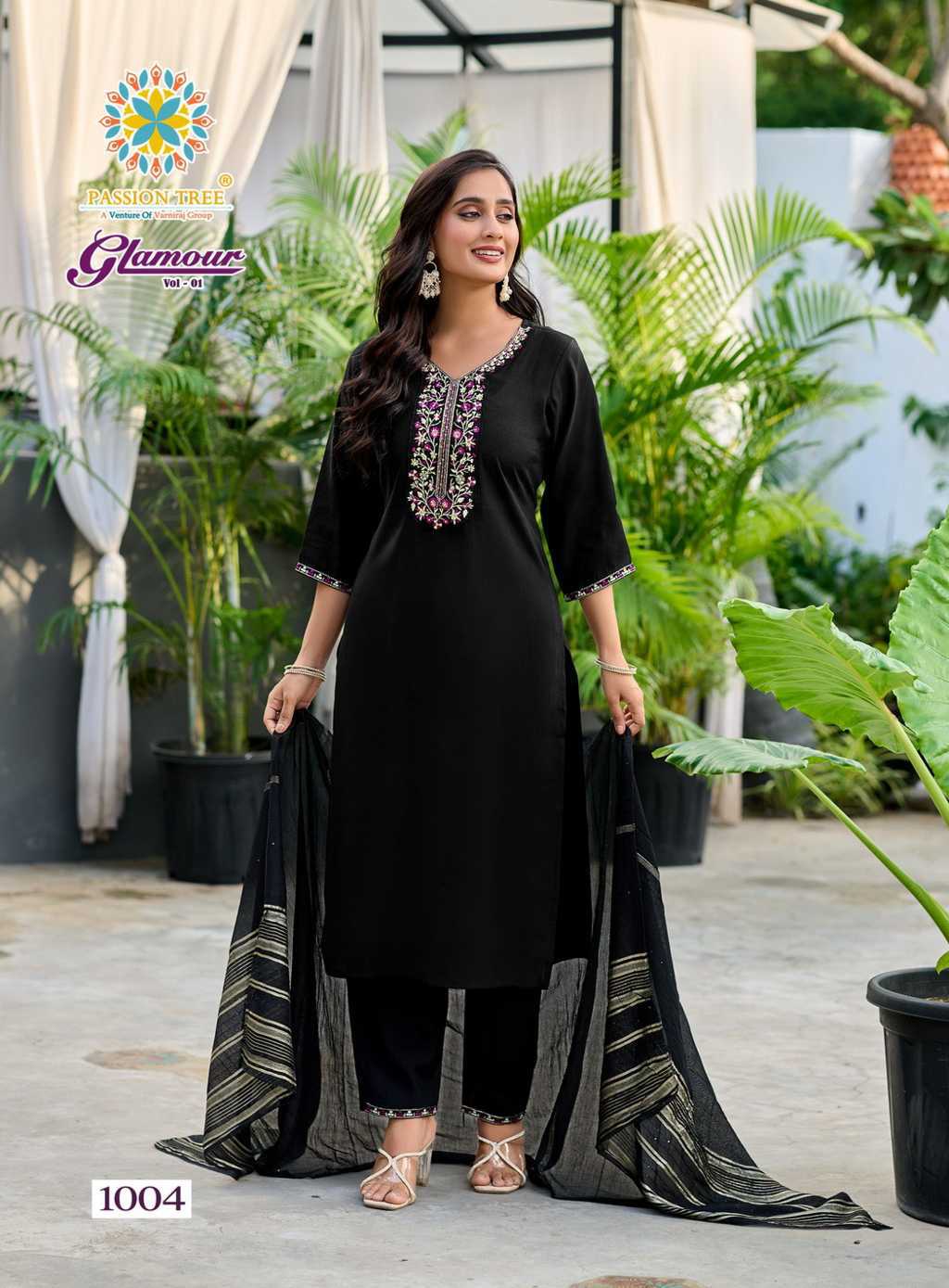 Passion Tree Glamour Vol 1 Kurti with Dupatta Bottom Silk Catalog 6 Pcs (7) Passion Tree Glamour Vol 1 Kurti with Dupatta Bottom Silk Catalog 6 Pcs - Image 8
