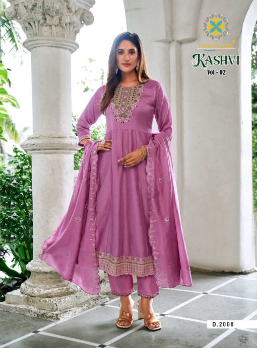 Passion Tree Kashvi Vol 2 Kurti with Dupatta Bottom Silk Catalog 8 Pcs - Image 11