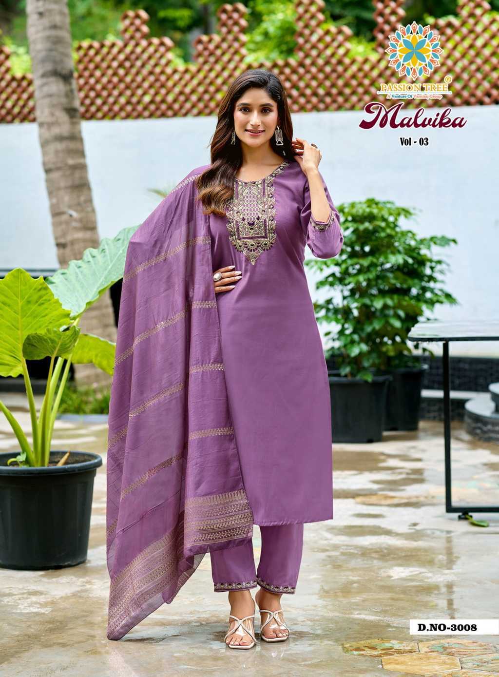 Passion Tree Malvika Vol 3 Kurti with Dupatta Bottom Fancy Catalog 8 Pcs (10) Passion Tree Malvika Vol 3 Kurti with Dupatta Bottom Fancy Catalog 8 Pcs - Image 11