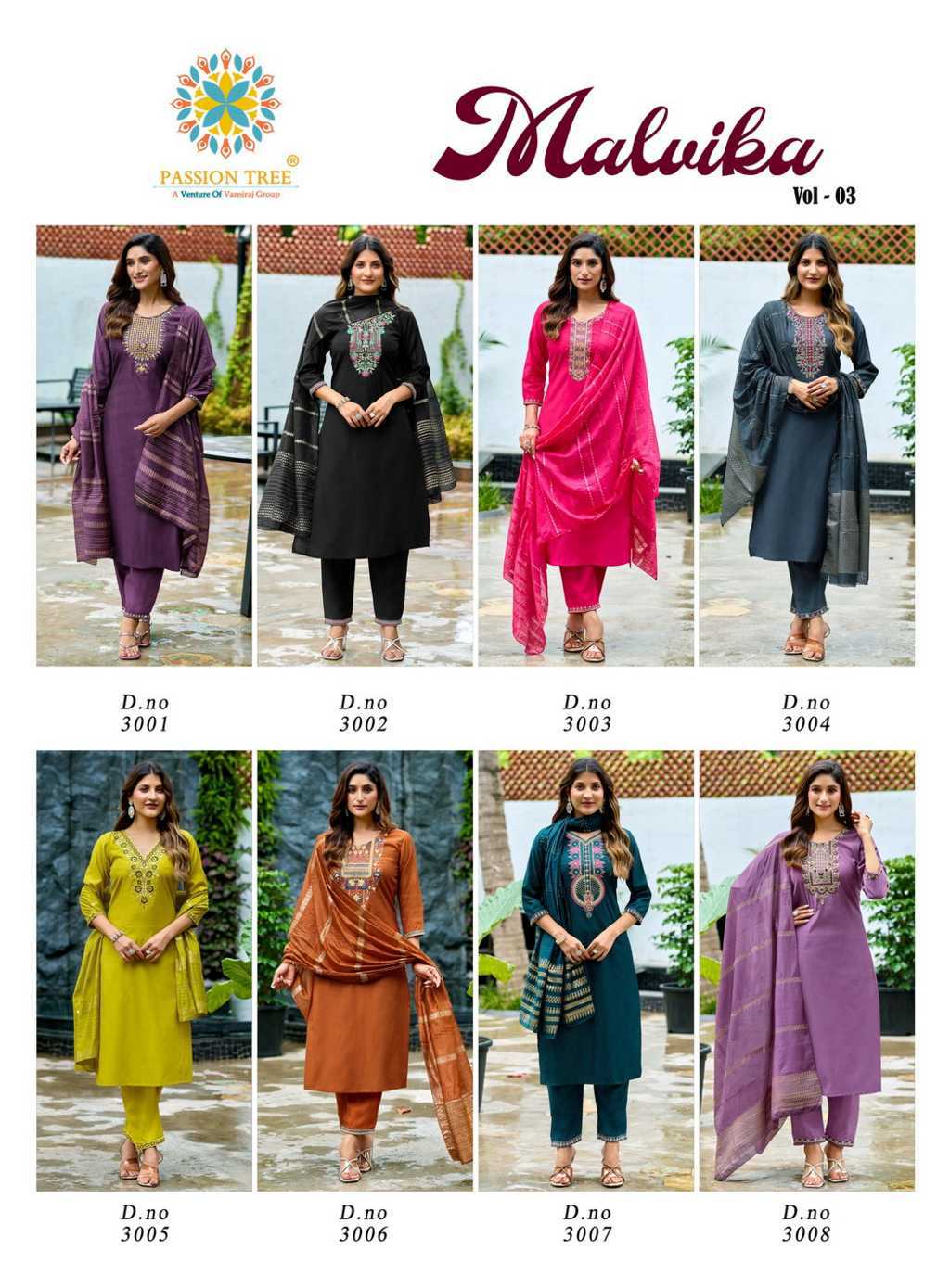 Passion Tree Malvika Vol 3 Kurti with Dupatta Bottom Fancy Catalog 8 Pcs (11) Passion Tree Malvika Vol 3 Kurti with Dupatta Bottom Fancy Catalog 8 Pcs - Image 12