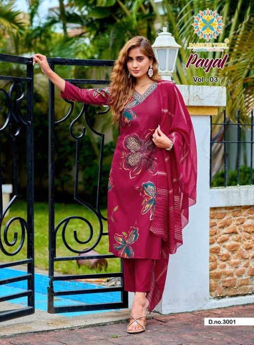 Passion Tree Payal Vol 3 Kurti with Dupatta Bottom Fancy Catalog 8 Pcs 2 510x692 - Passion Tree Payal Vol 3 Kurti with Dupatta Bottom Fancy Catalog 8 Pcs