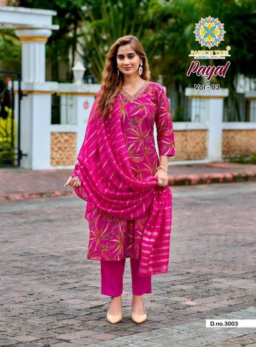 Passion Tree Payal Vol 3 Kurti with Dupatta Bottom Fancy Catalog 8 Pcs 6 510x692 - Passion Tree Payal Vol 3 Kurti with Dupatta Bottom Fancy Catalog 8 Pcs