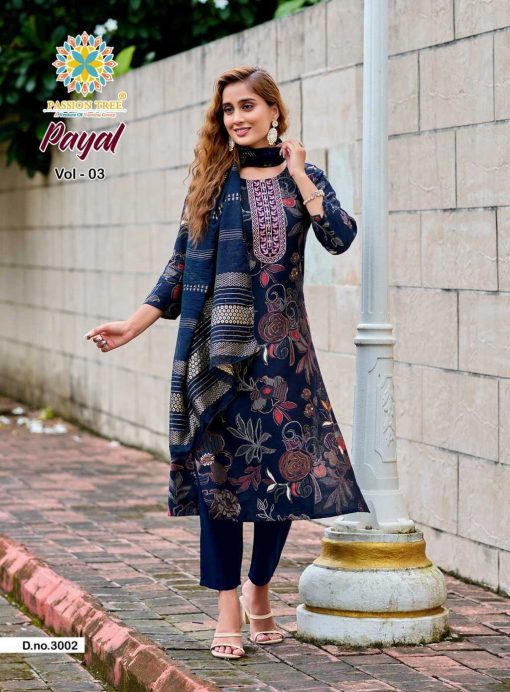Passion Tree Payal Vol 3 Kurti with Dupatta Bottom Fancy Catalog 8 Pcs 8 510x692 - Passion Tree Payal Vol 3 Kurti with Dupatta Bottom Fancy Catalog 8 Pcs