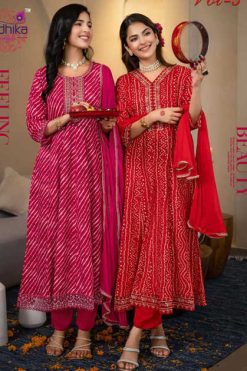Radhika Prasang Vol 3 Kurti with Dupatta Bottom Rayon Catalog 6 Pcs