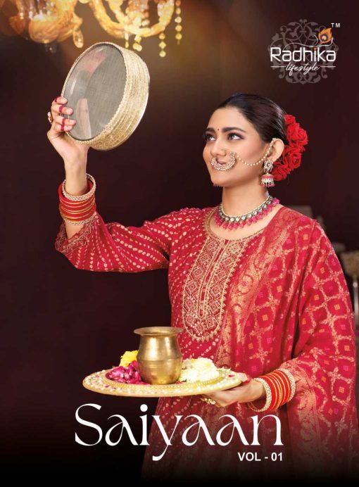 Radhika Saiyaan Vol 1 Kurti with Dupatta Bottom Silk Catalog 4 Pcs - Image 2