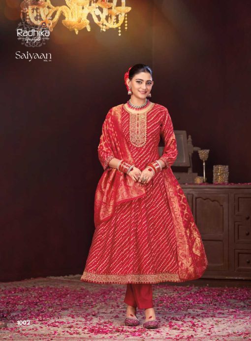 Radhika Saiyaan Vol 1 Kurti with Dupatta Bottom Silk Catalog 4 Pcs - Image 4