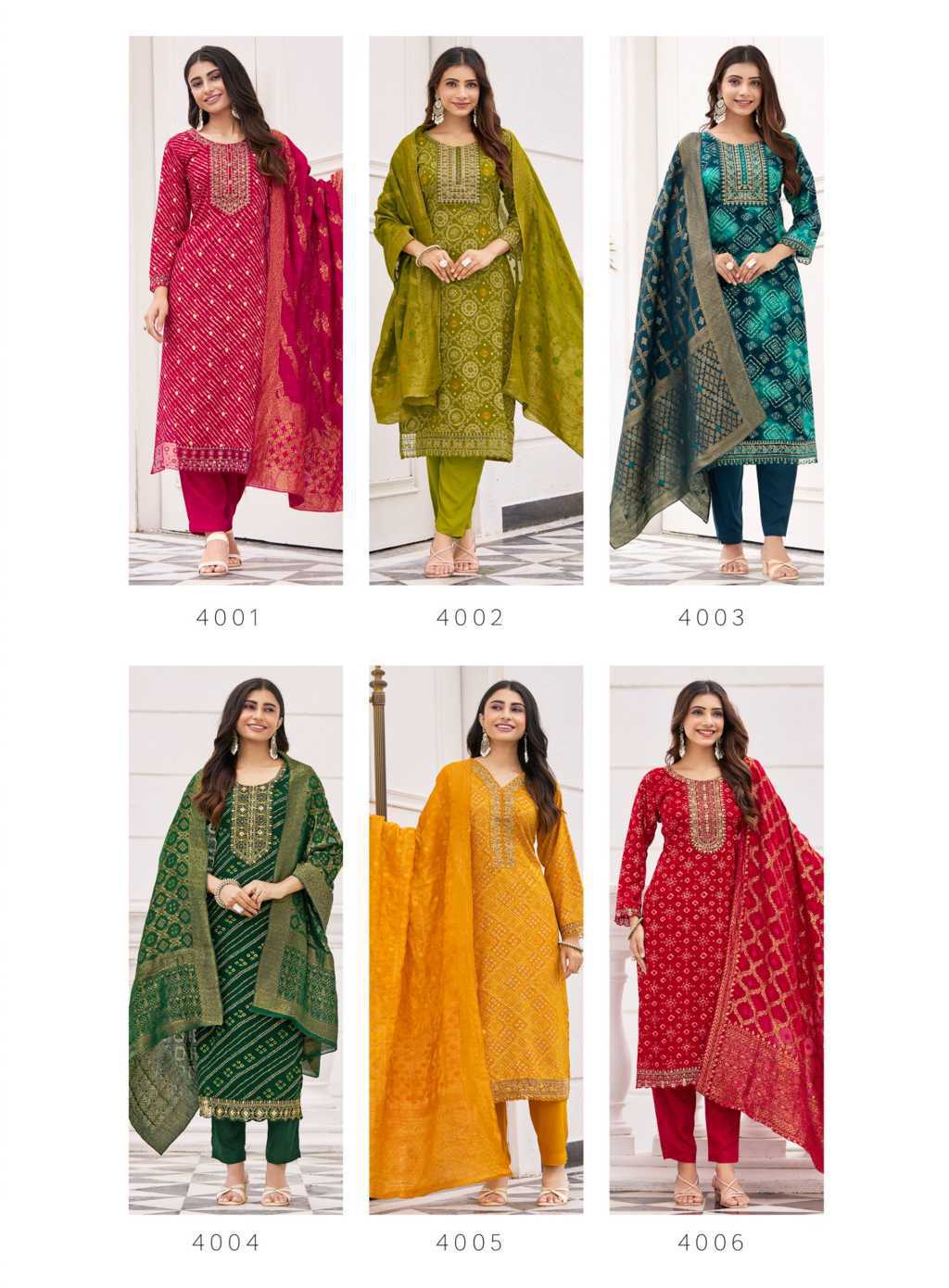 Radhika Sajni Vol 4 Kurti with Dupatta Bottom Rayon Catalog 6 Pcs (9) Radhika Sajni Vol 4 Kurti with Dupatta Bottom Rayon Catalog 6 Pcs - Image 10