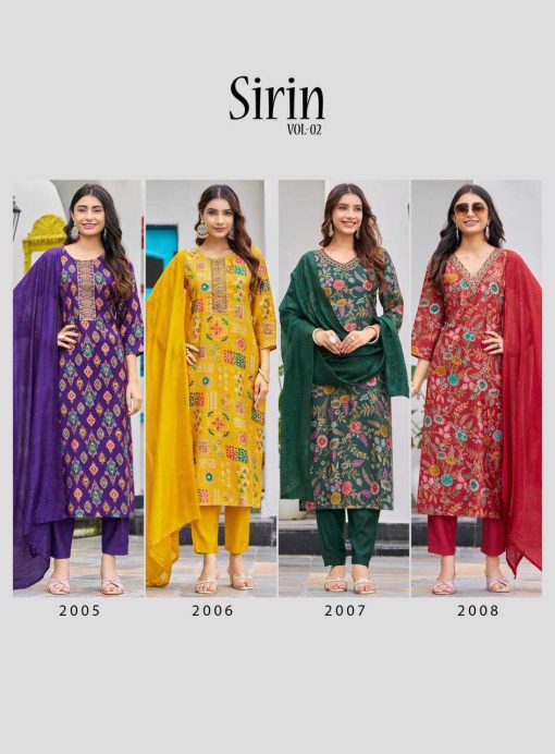 Radhika Sirin Vol 2 Fancy Readymade Salwar Suit Catalog 8 Pcs - Image 12
