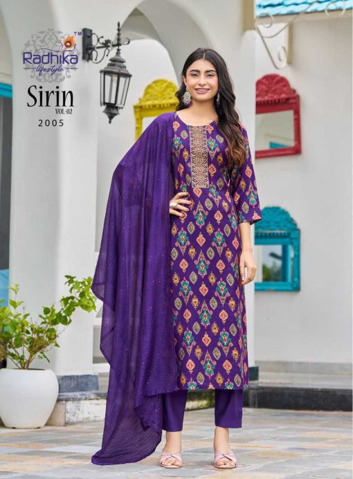 Radhika Sirin Vol 2 Fancy Readymade Salwar Suit Catalog 8 Pcs - Image 7