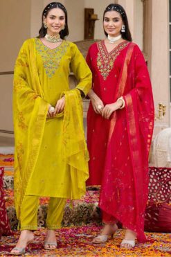 Radhika Suhani Vol 2 Kurti with Dupatta Bottom Fancy Catalog 6 Pcs