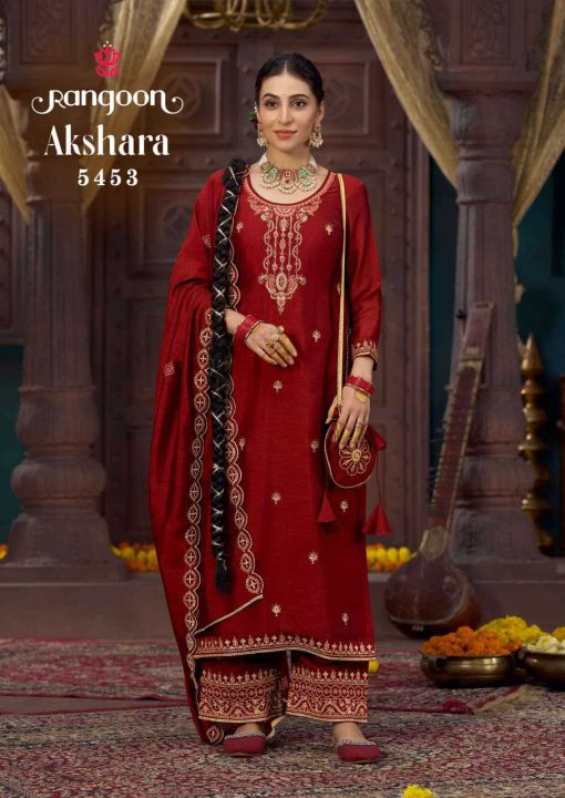 Rangoon Akshara by Kessi Silk Readymade Salwar Suit Catalog 6 Pcs - Image 2