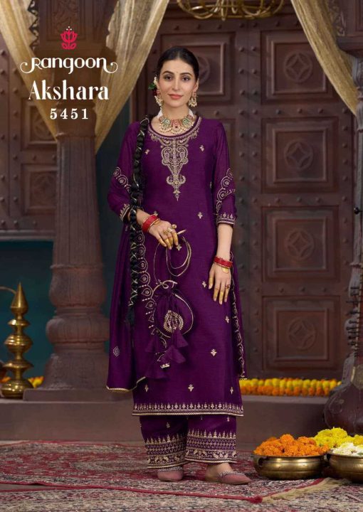 Rangoon Akshara by Kessi Silk Readymade Salwar Suit Catalog 6 Pcs - Image 4