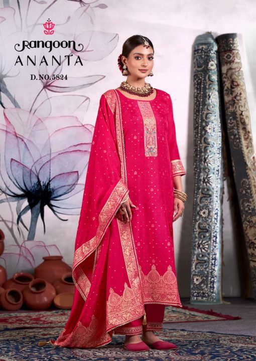 Rangoon Ananta by Kessi Viscose Readymade Salwar Suit Catalog 4 Pcs - Image 2