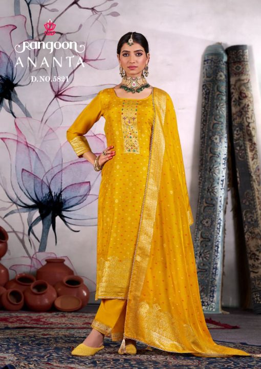 Rangoon Ananta by Kessi Viscose Readymade Salwar Suit Catalog 4 Pcs - Image 3