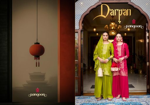 Rangoon Darpan by Kessi Jacquard Readymade Salwar Suit Catalog 4 Pcs - Image 6