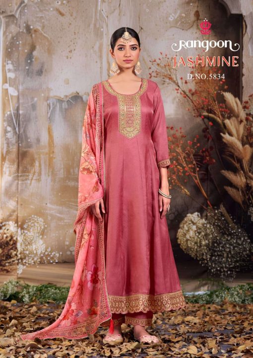 Rangoon Jashmine by Kessi Silk Readymade Salwar Suit Catalog 4 Pcs - Image 2