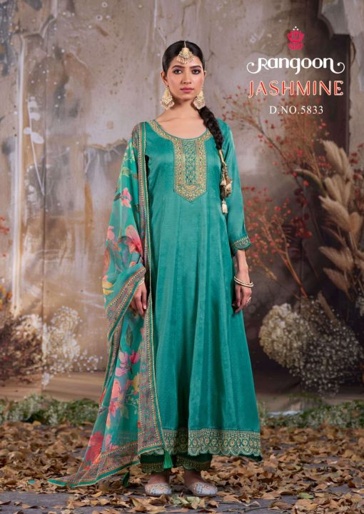 Rangoon Jashmine by Kessi Silk Readymade Salwar Suit Catalog 4 Pcs - Image 3