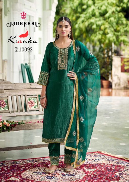 Rangoon Kanku by Kessi Fancy Readymade Salwar Suit Catalog 4 Pcs - Image 3