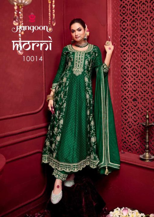 Rangoon Morni by Kessi Jacquard Readymade Salwar Suit Catalog 4 Pcs - Image 3