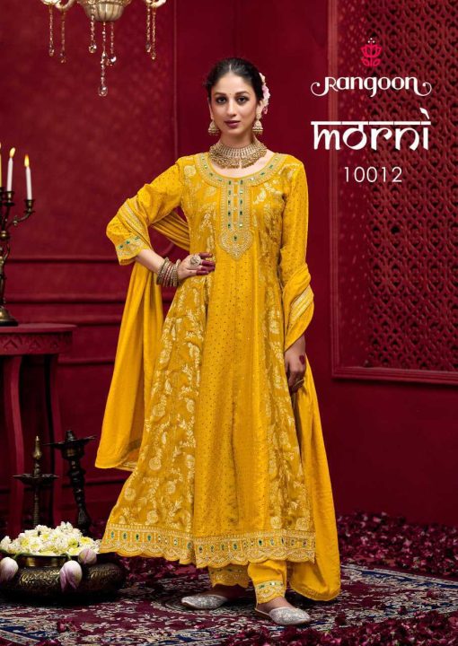 Rangoon Morni by Kessi Jacquard Readymade Salwar Suit Catalog 4 Pcs - Image 5
