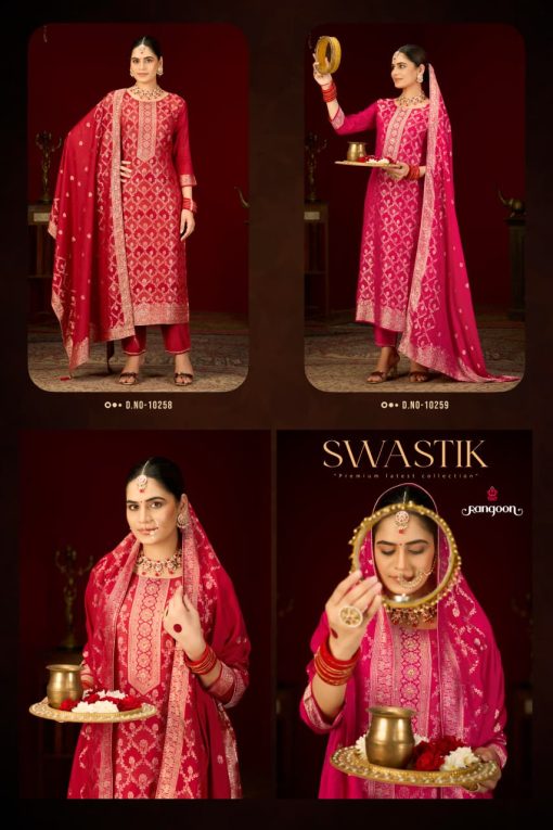 Rangoon Swastik by Kessi Viscose Readymade Salwar Suit Catalog 2 Pcs - Image 9