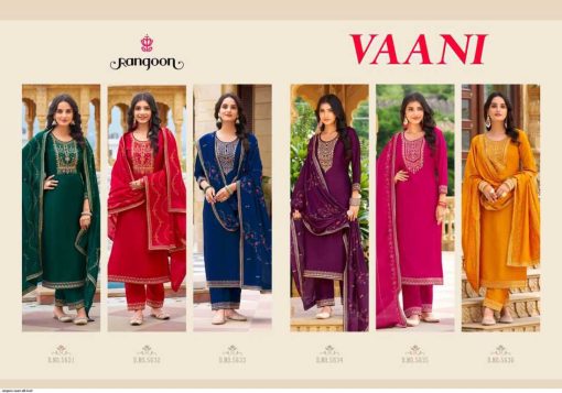 Rangoon Vaani by Kessi Silk Readymade Salwar Suit Catalog 6 Pcs - Image 9