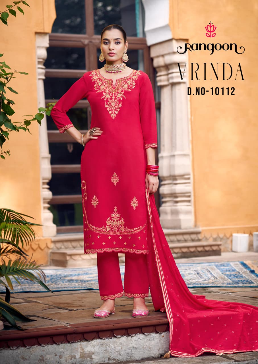 Rangoon Vrinda by Kessi Silk Readymade Salwar Suit Catalog 4 Pcs (1) Rangoon Vrinda by Kessi Silk Readymade Salwar Suit Catalog 4 Pcs - Image 2