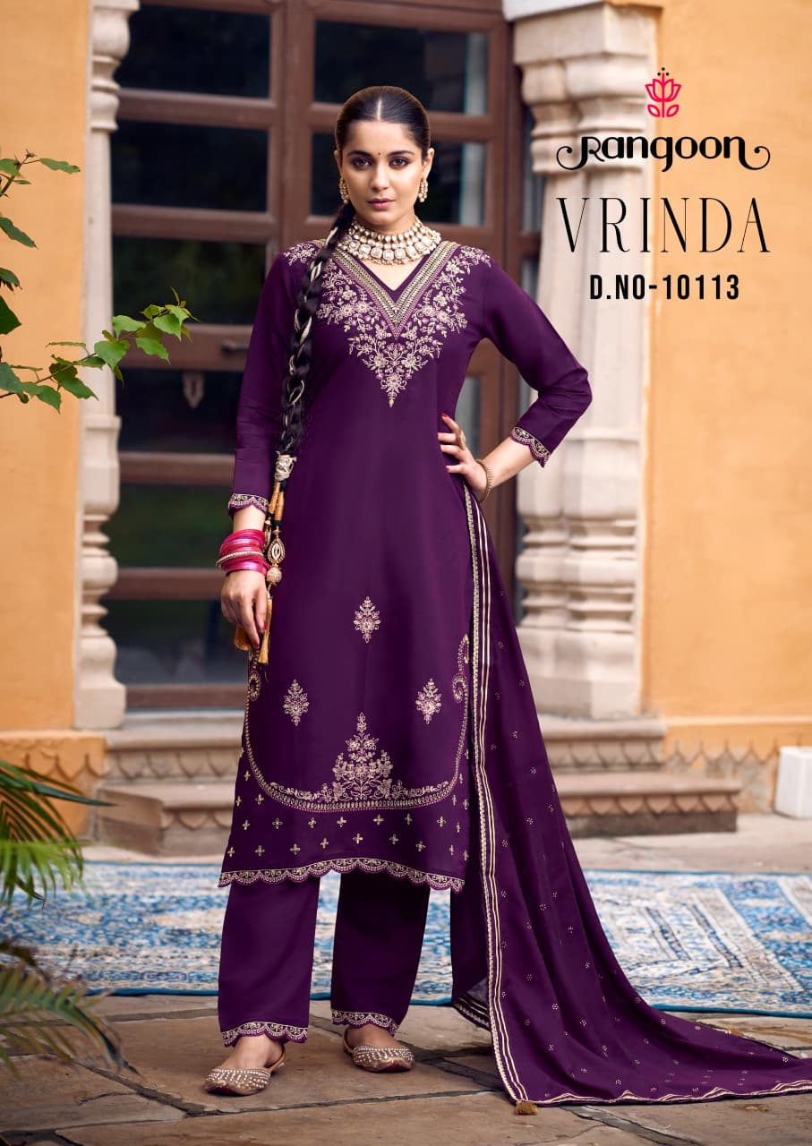 Rangoon Vrinda by Kessi Silk Readymade Salwar Suit Catalog 4 Pcs (3) Rangoon Vrinda by Kessi Silk Readymade Salwar Suit Catalog 4 Pcs - Image 4