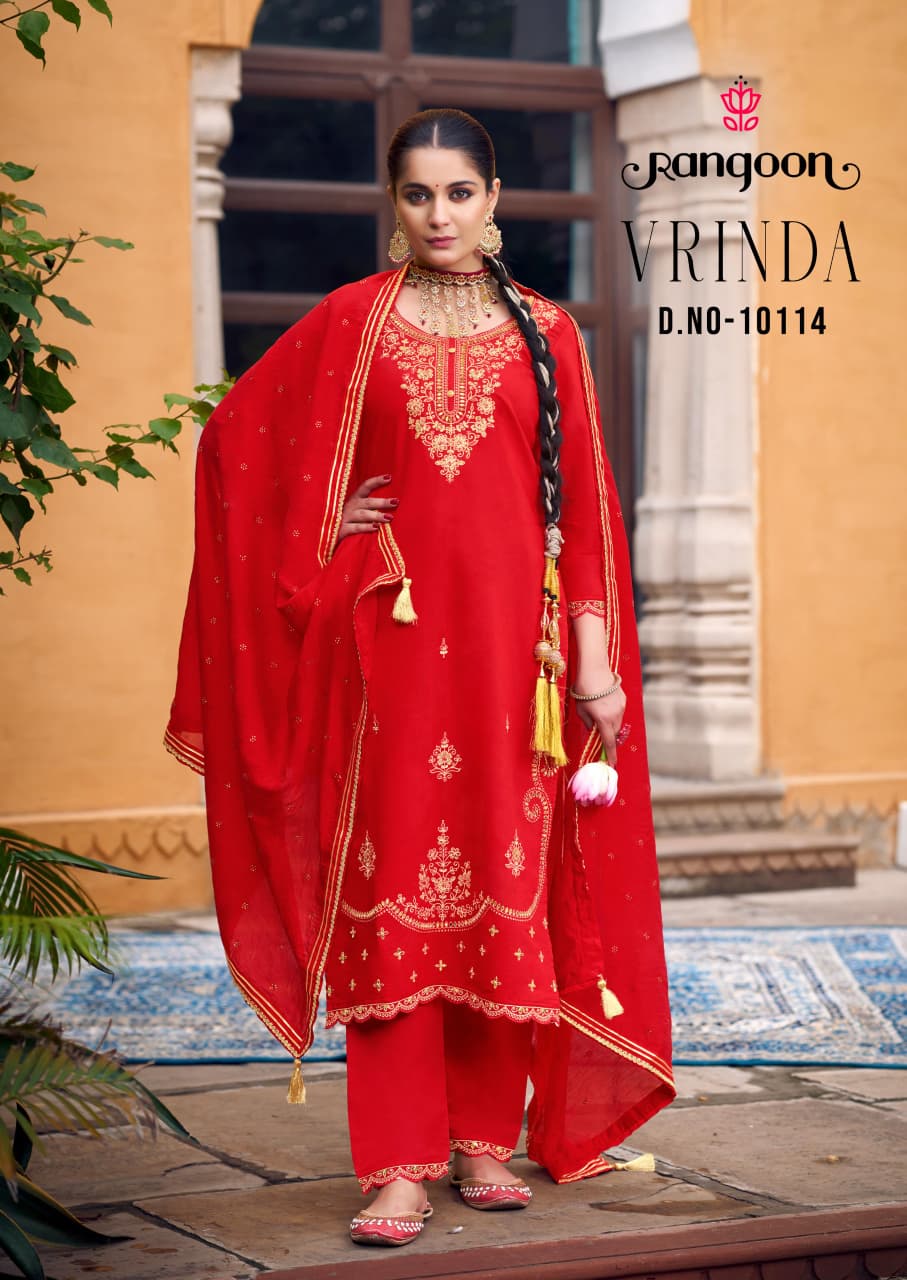 Rangoon Vrinda by Kessi Silk Readymade Salwar Suit Catalog 4 Pcs (4) Rangoon Vrinda by Kessi Silk Readymade Salwar Suit Catalog 4 Pcs - Image 5