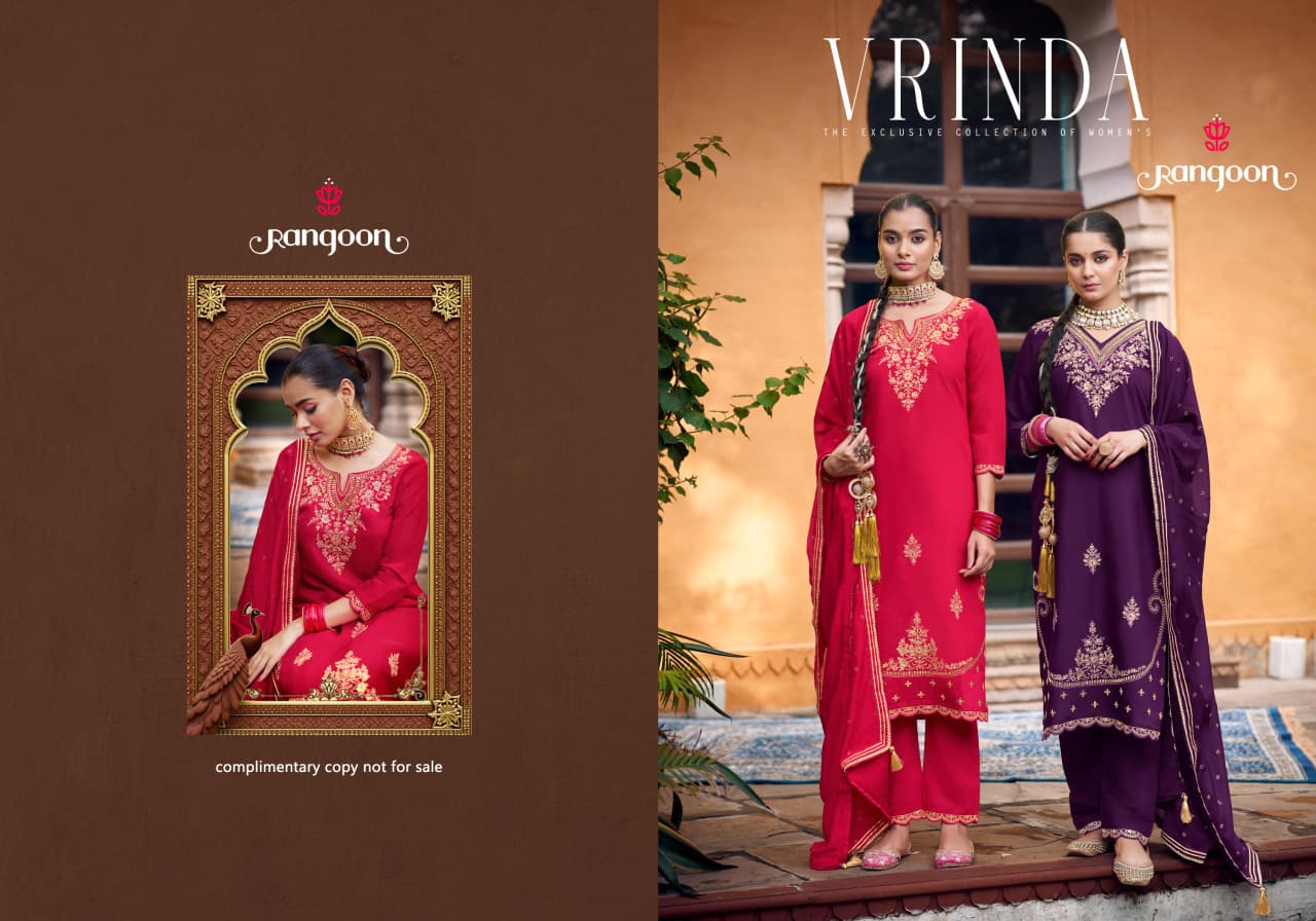 Rangoon Vrinda by Kessi Silk Readymade Salwar Suit Catalog 4 Pcs (6) Rangoon Vrinda by Kessi Silk Readymade Salwar Suit Catalog 4 Pcs - Image 7