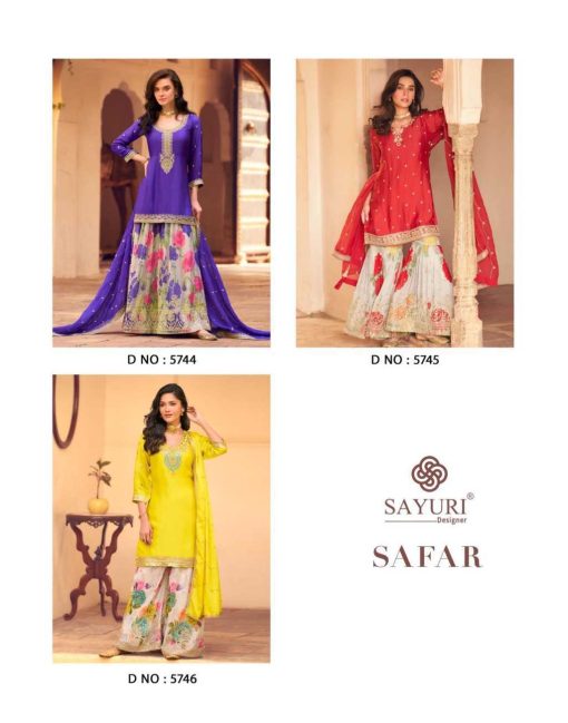 Sayuri Safar Chinon Salwar Suit Catalog 3 Pcs - Image 6