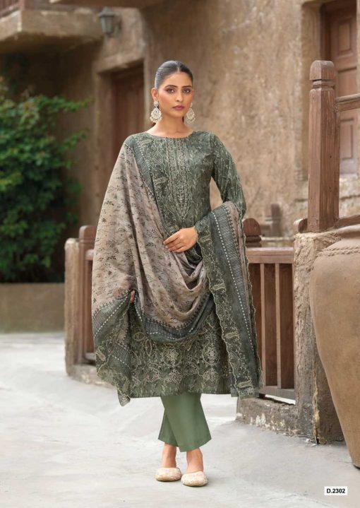 Shree Fabs Bin Saeed Lawn Collection Vol 23 Cotton Salwar Suit Catalog 6 Pcs - Image 14