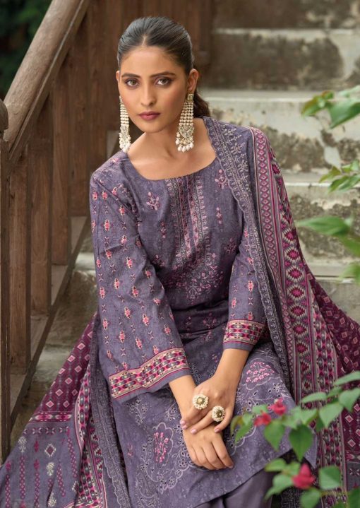 Shree Fabs Bin Saeed Lawn Collection Vol 23 Cotton Salwar Suit Catalog 6 Pcs - Image 8
