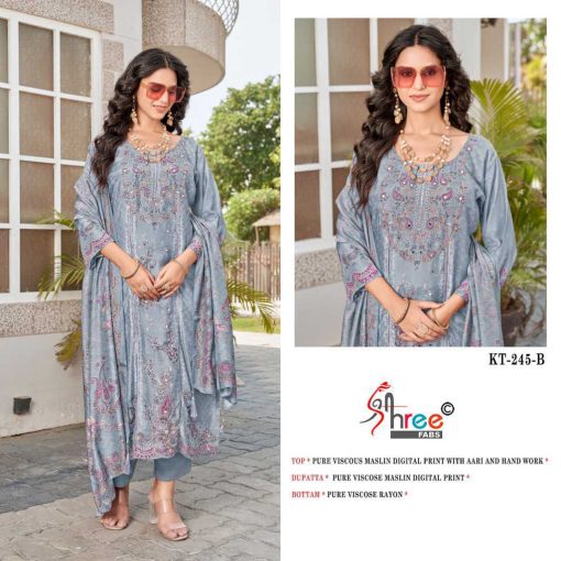 Shree Fabs KT 245 Viscose Salwar Suit Catalog 4 Pcs - Image 2