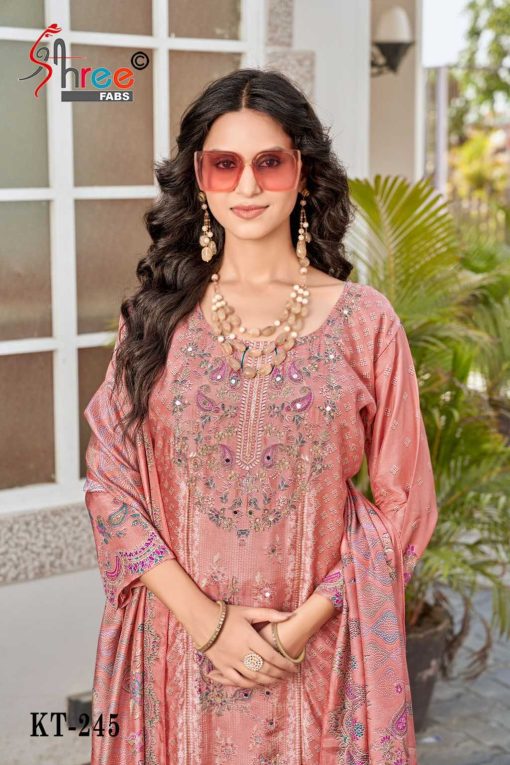 Shree Fabs KT 245 Viscose Salwar Suit Catalog 4 Pcs - Image 6
