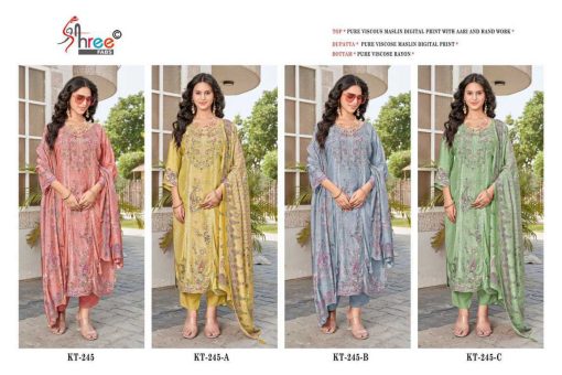 Shree Fabs KT 245 Viscose Salwar Suit Catalog 4 Pcs - Image 9