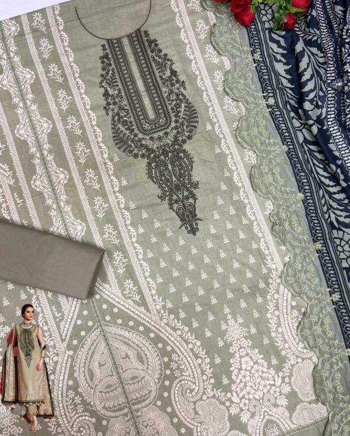 Shree Fabs Needle Wonder Premium Lawn Vol 2 Chiffon Cotton Salwar Suit Catalog 7 Pcs - Image 22