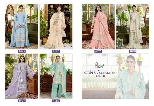 Shree Fabs Ombre Premium Vol 4 Cotton Salwar Suit Catalog 6 Pcs - Image 9