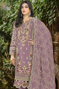 Shree Fabs S 5241 A-D Georgette Salwar Suit Catalog 4 Pcs
