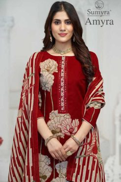 Sumyra Amyra Pashmina Salwar Suit Catalog 4 Pcs