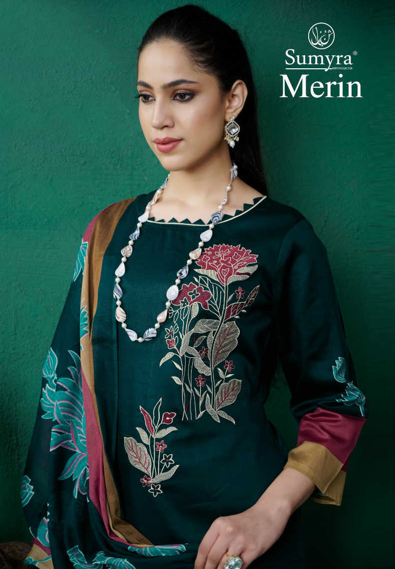 Sumyra Merin Pashmina Salwar Suit Catalog 4 Pcs (1) Sumyra Merin Pashmina Salwar Suit Catalog 4 Pcs - Image 2