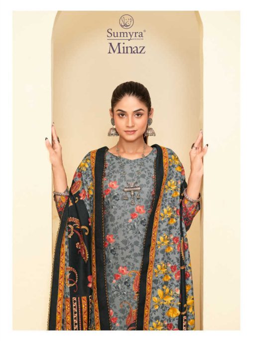 Sumyra Minaz Pashmina Salwar Suit Catalog 4 Pcs - Image 2