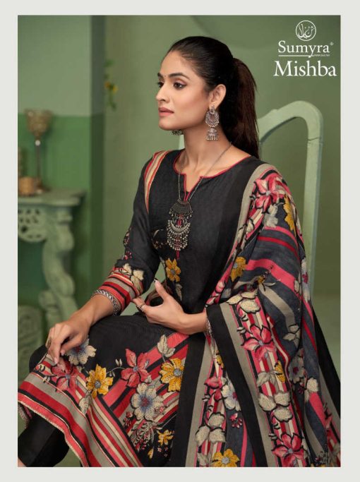 Sumyra Mishba Pashmina Salwar Suit Catalog 4 Pcs - Image 2
