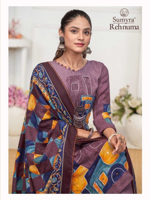 Sumyra Rehnuma Pashmina Salwar Suit Catalog 4 Pcs - Image 2