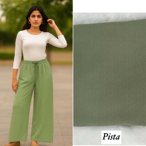 Textured Palazzo Wholesale Catalog 8 Pcs - Image 3